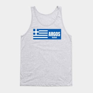 Argos City with Greek Flag Tank Top